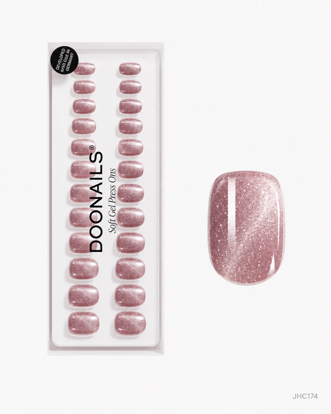 Roséskimmer – kort rund – förpackning – JHC174