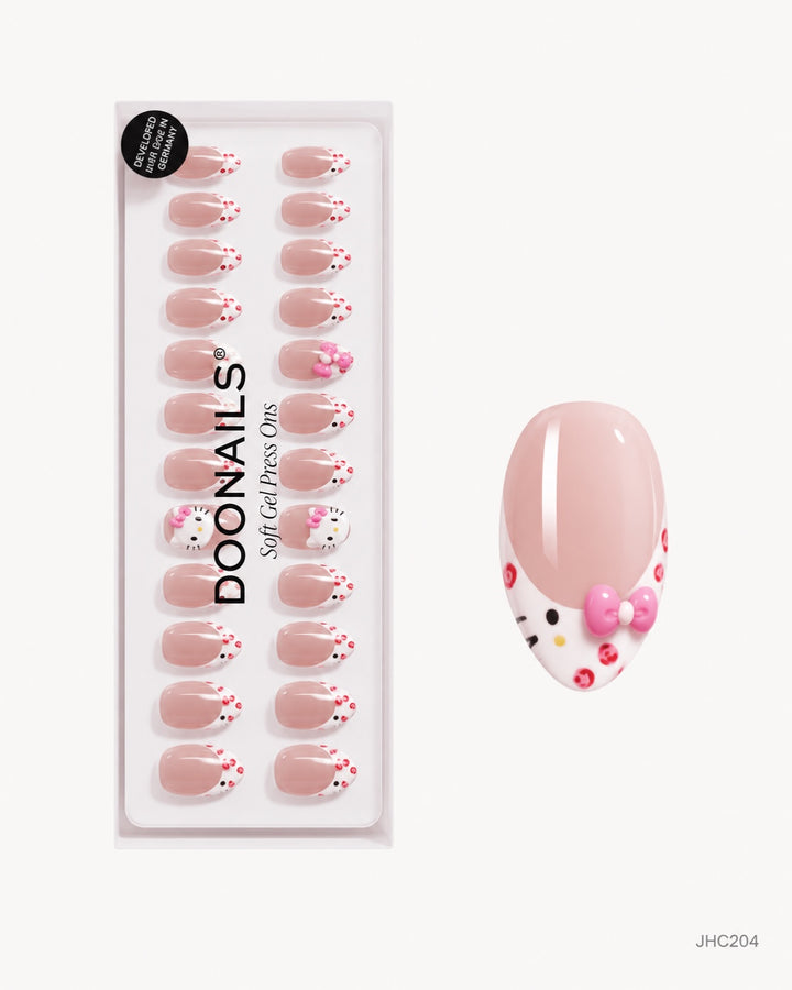 Rosa rosetter & fransk – mellan mandel – förpackning – JHC204