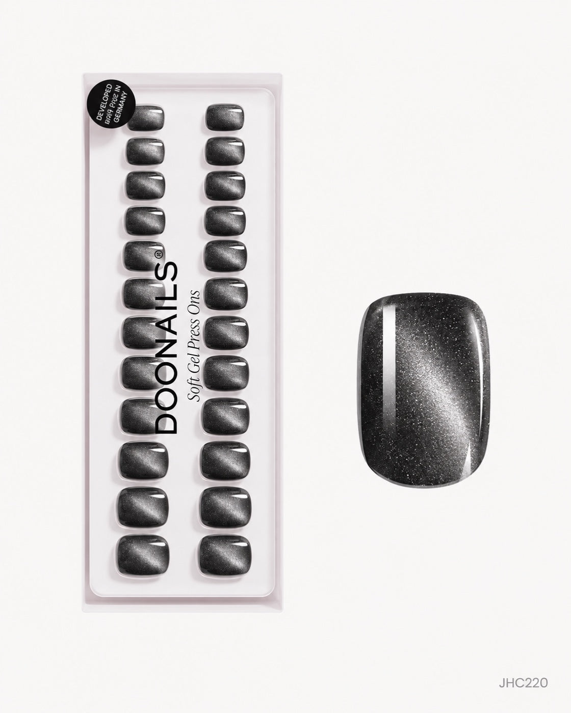 Silversvart skimmer – kort fyrkantig – förpackning – JHC220