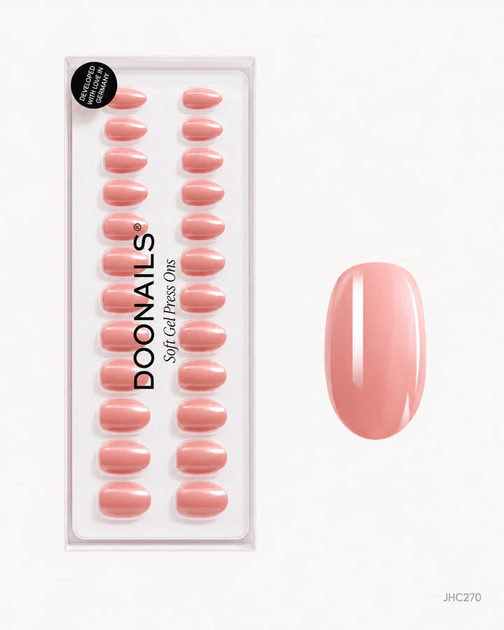 Korallrosa – mellan mandel – förpackning – JHC270