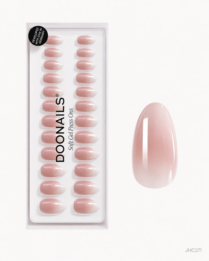 Nude ombré – mellan mandel – förpackning – JHC271