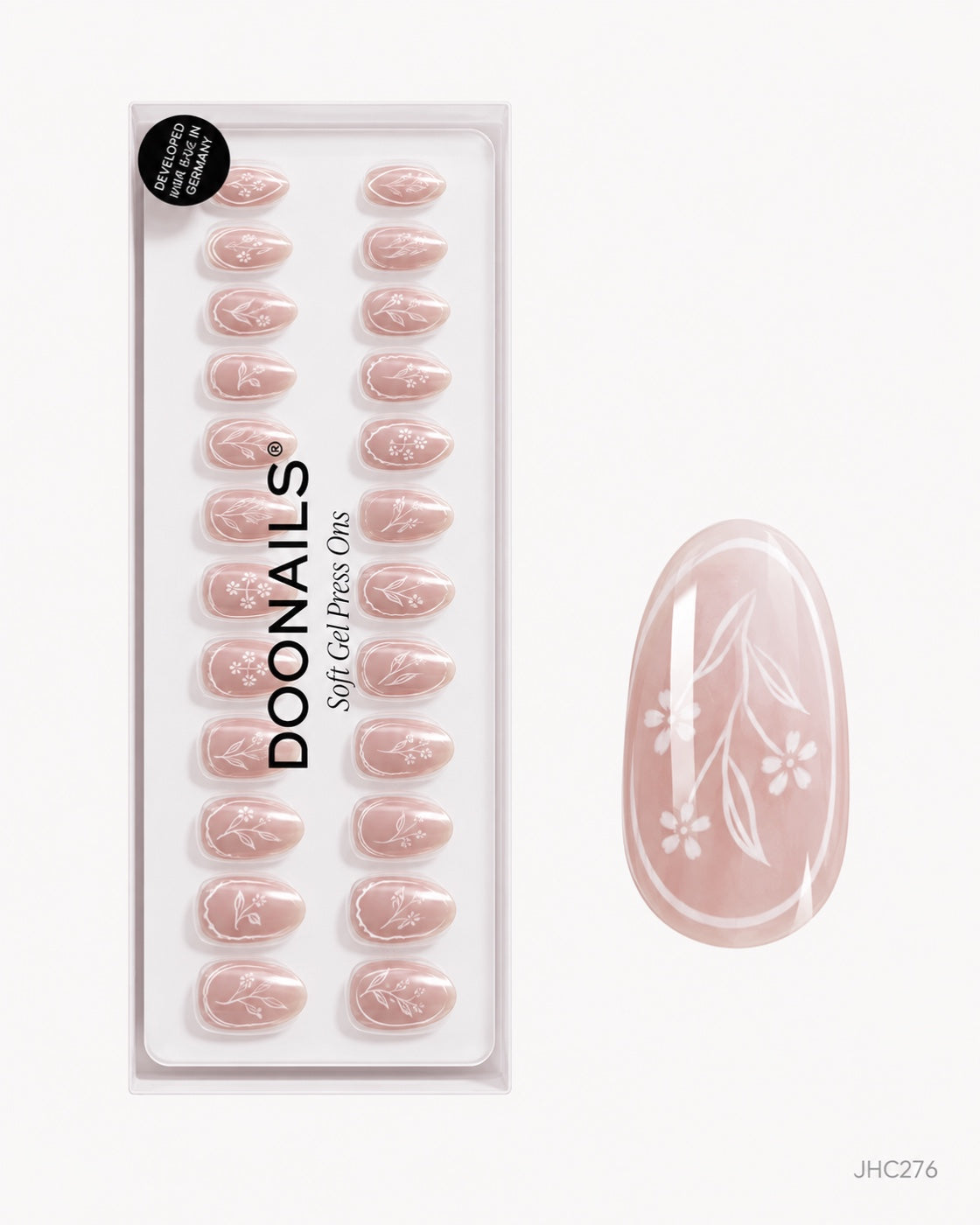 Vit spets – mellan mandel – förpackning – JHC276