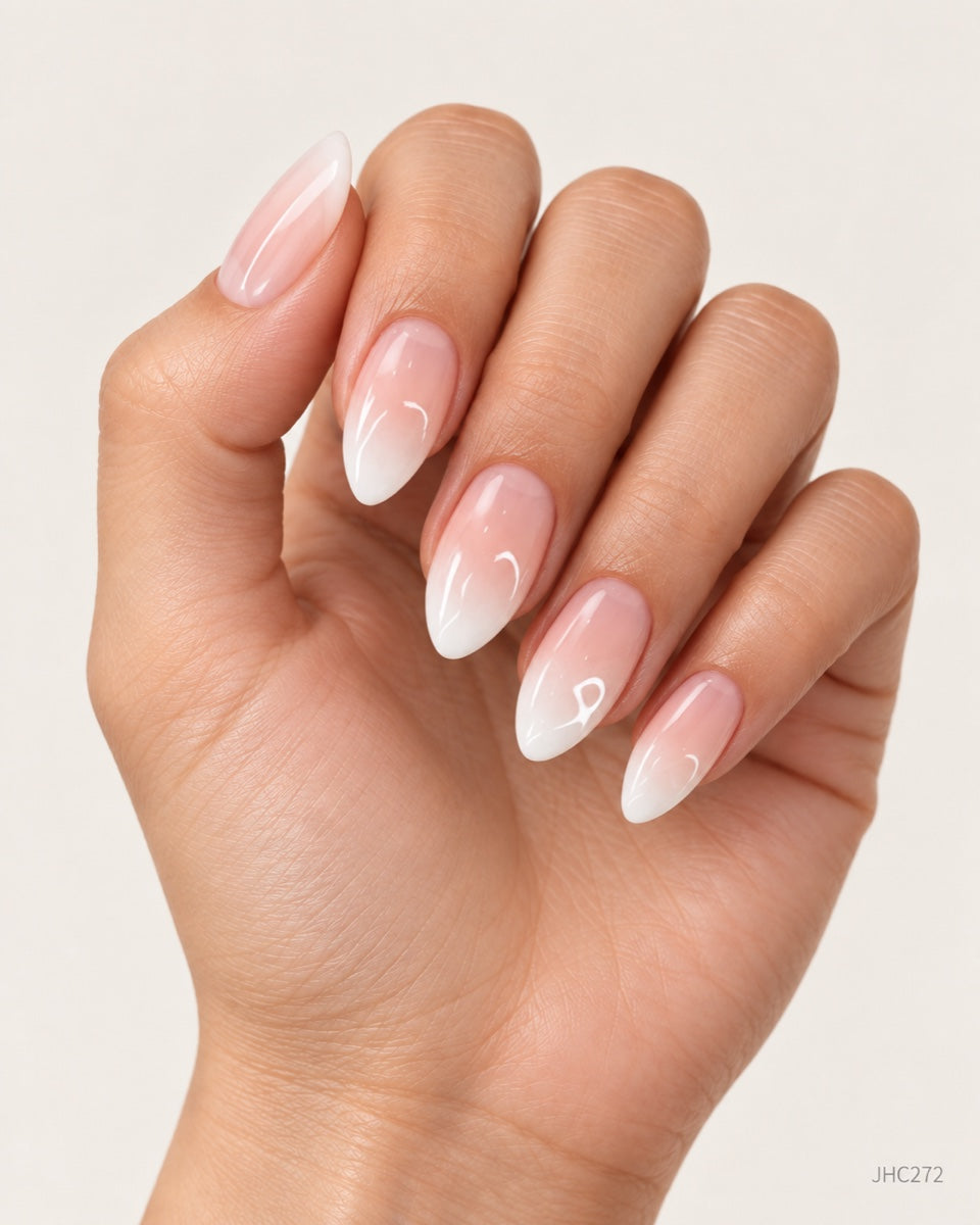 Mjölkvit ombré – mellan mandel – JHC272